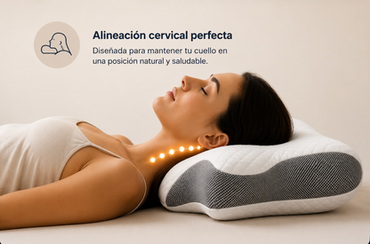 Almohada cervical ergonómica