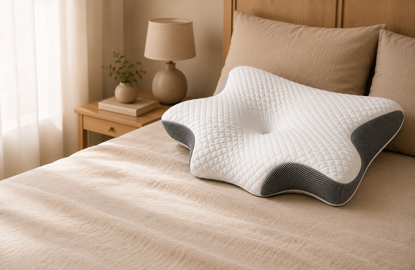 Almohada cervical ergonómica
